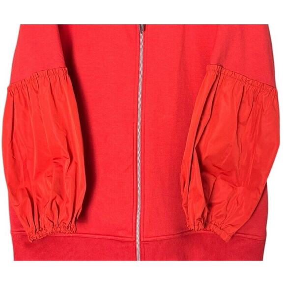 Athleta Womens On My Way Triumph Hoodie Full Zip Sweatshirt Rust Orange Size XL - Picture 3 of 9